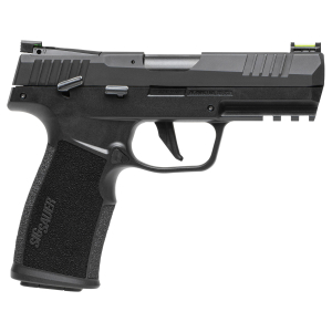 Sig Sauer 322CBAS10 P322  22 LR 10+1 4" Black Steel Threaded Barrel, Black Hard Coat Anodized Optic Ready/Serrated Slide, Black SS/Polymer Frame w/Picatinny Rail & Black Polymer Grips