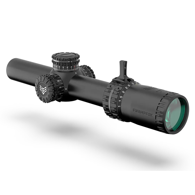 Swampfox Optics ARH11024B Arrowhead  Black 1-10x 24mm 30mm Tube Guerrilla Dot BDC Reticle