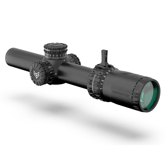 Swampfox Optics ARH11024GB Arrowhead  Black 1-10x 24mm 30mm Tube Guerrilla Dot BDC Reticle