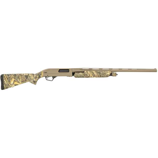 Winchester Repeating Arms 512432291 SXP Hybrid Hunter 12 Gauge 3.5" 4+1 (2.75") 26", FDE Barrel/Rec, Realtree Max-7 Furniture, Fiber Optic Sight, Includes 3 Invector-Plus Chokes