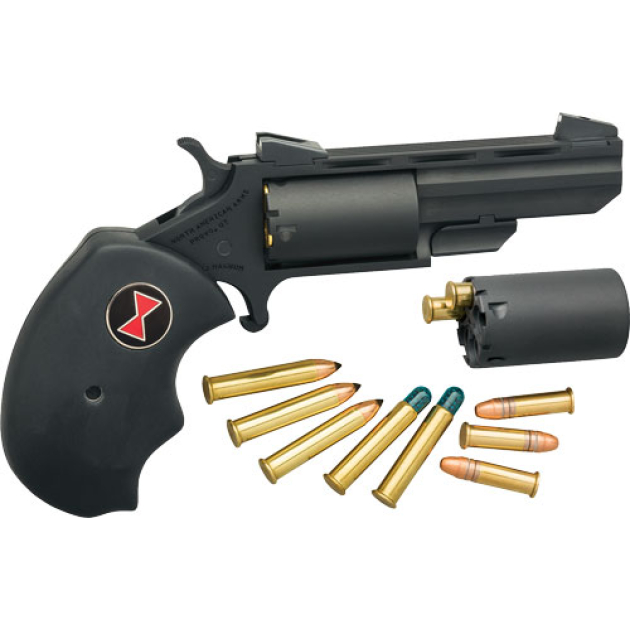 NAA "TRUE BLACK WIDOW" COMBO - 2" FS 22LR/22WMR CERAKOTE