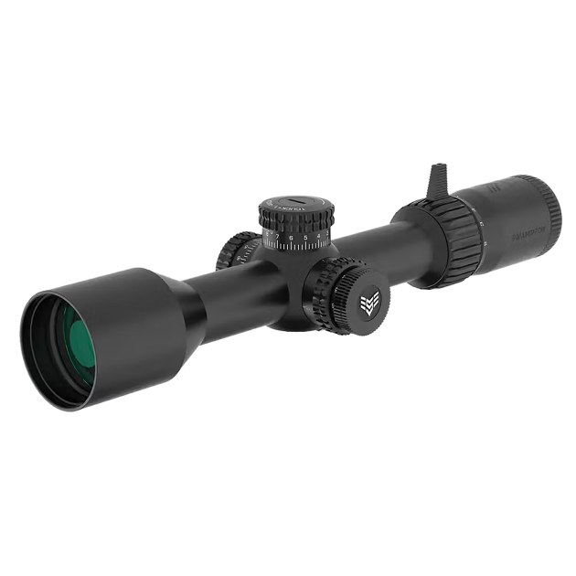 Swampfox Optics KTK21244-4M Kentucky  Black 2-12x44mm 30mm Tube Sharpshooter MOA Reticle