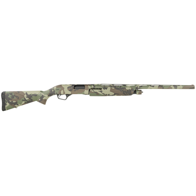 Winchester Repeating Arms 512433391 SXP Waterfowl Hunter 12 Gauge 26" 4+1 (2.75") 3" Chamber, Woodland Camo, TruGlo Fiber Optic Sight, Includes 3 Invector-Plus Chokes