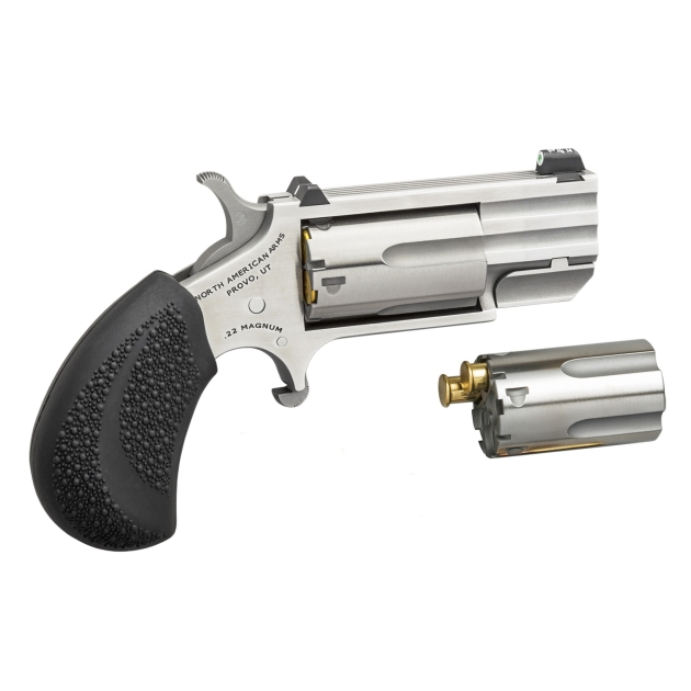 NORTH AMERICAN ARMS PUG 22MAG/22LR 1" SS CONV NS