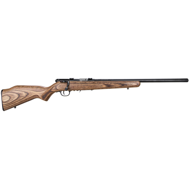 Savage Arms 96734 93R17 BV 17 HMR Caliber with 5+1 Capacity, 21" Barrel, Matte Blued Metal Finish & Natural Brown Laminate Stock Right Hand (Full Size)