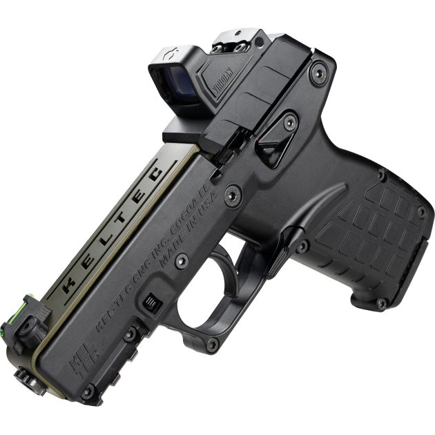 Kel-Tec P17BGRNOPTIC P17  22 LR 16+1 3.80" w/Optic & Holster Green