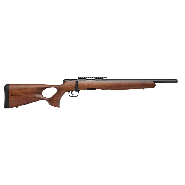 SAVAGE ARMS B17 17HMR BLK/WOOD 18" THD