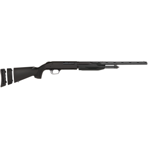 Mossberg 50358 510 Super Bantam Youth 410 Gauge Pump 3" 2+1 18.50" Blued Vent Rib Steel Barrel, Blued Steel Receiver, Black Synthetic Stock w/Adjustable LOP Spacer