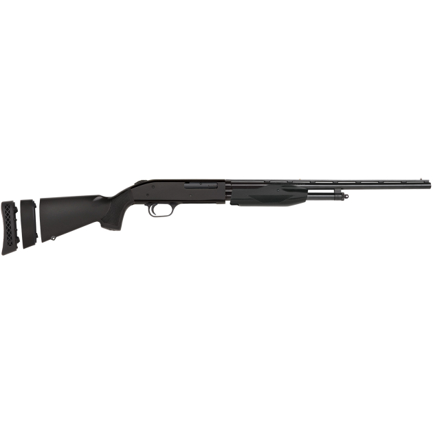 Mossberg 50358 510 Super Bantam Youth 410 Gauge Pump 3" 2+1 18.50" Blued Vent Rib Steel Barrel, Blued Steel Receiver, Black Synthetic Stock w/Adjustable LOP Spacer