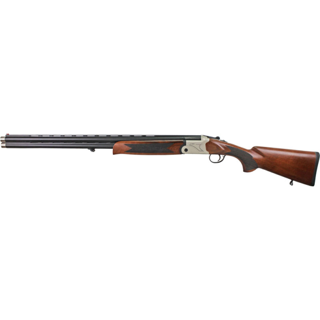 IVER JOHNSON 600LW O/U 12GA 3" - 30"VR SILVER BLACK WALNUT