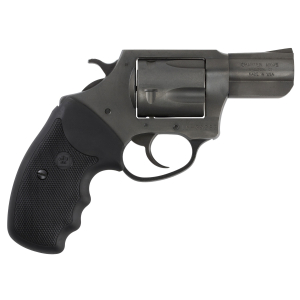 Charter Arms 64420 Bulldog  Large 44 S&W Spl 5 Shot, 2.50" Black Nitride Steel Barrel, Cylinder & Frame w/Black Finger Grooved Rubber Grip, Exposed Hammer