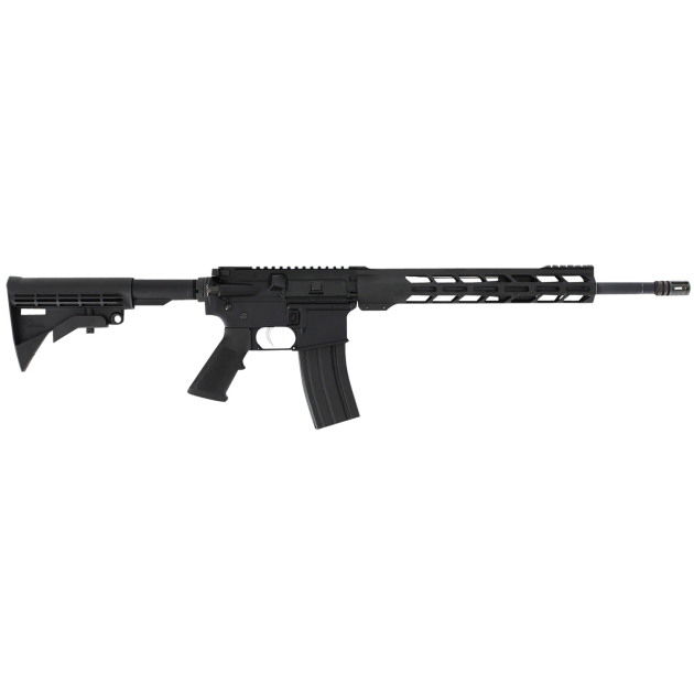 Anderson B2K869A020 AM-15 Utility 5.56x45mm NATO 30+1 16", Black, 12" M-Lok, A2 Grip, Carbine Stock, Flash Hider