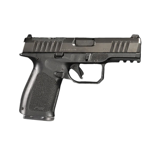 Rost Martin RM1CBLKOSP10CA RM1C *CA Compliant 9mm 10+1 4" Black Compensated Match Grade Barrel, Black Tenifer Optic Ready/Serrated Steel Slide, Black Textured Grip