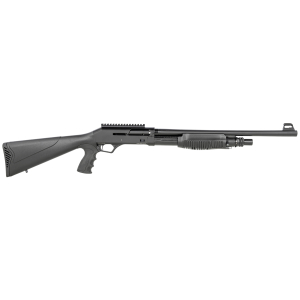 SDS Imports DSF12 Duo-Sys Force  12 Gauge Pump/Semi-Auto Hybrid 3" 5+1 19" Barrel, Black Steel Receiver, Synthetic Fixed Stock w/Pistol Grip Includes 3 Chokes