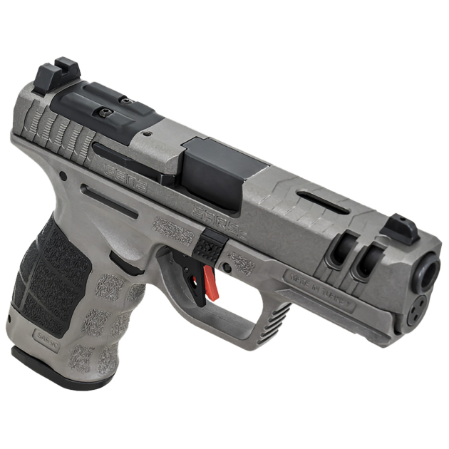 SAR USA SAR9CG3PT SAR9 C Gen3 Compact Frame 9mm Luger 15+1 4" Black Steel Barrel, Platinum Gray Steel Slide, Platinum Gray Polymer Frame w/Picatinny Rail, Black Interchangeable Backstrap Grip