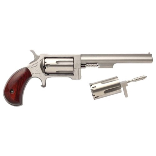 NAA SIDEWINDER 22LR/22WMR 4" - SWINGOUT CYLINDER S/S MAT WOO