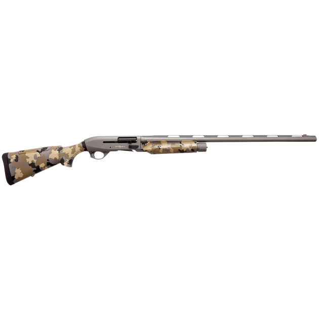 Silver Eagle Arms A21228OS2 Alpha 2  12 Gauge 3" 4+1 28" Gray Cerakote Chrome Lined Vent Rib Barrel & Steel Receiver, Old School Camo Synthetic Fixed Stock