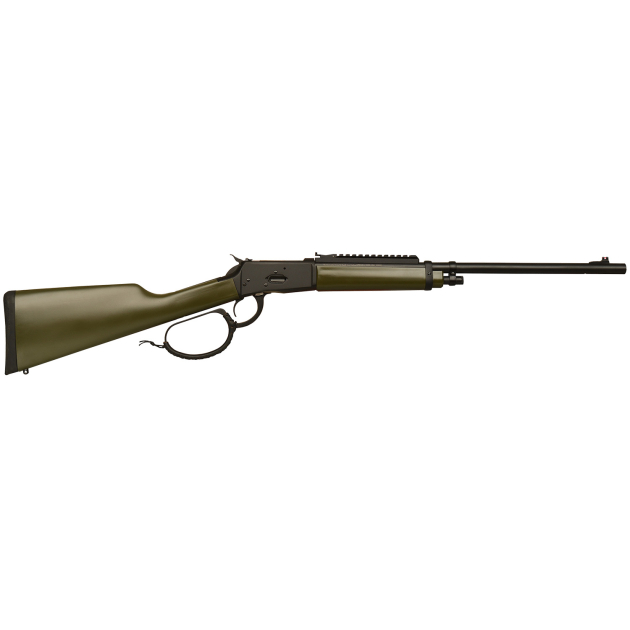 Gforce Arms GFLVR357OD Saddlehorn  357 Mag 10+1 16.50" Black Steel Barrel, Black Picatinny Rail Aluminum Receiver, Fixed Green Synthetic Stock