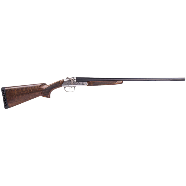 ATI ATIGKOF20RP26 Road Agent Prime 20 Gauge Break Open 2rd 26" Black Side By Side Barrel, Silver Engraved Aluminum Receiver, Fixed Turkish Walnut Stock