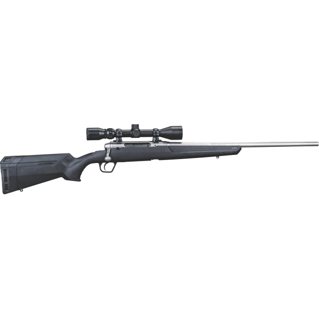 Savage Arms 57289 Axis XP 6.5 Creedmoor 4+1 22", Matte Stainless Barrel/Rec, Black Synthetic Stock, Includes Weaver 3-9x40mm Scope