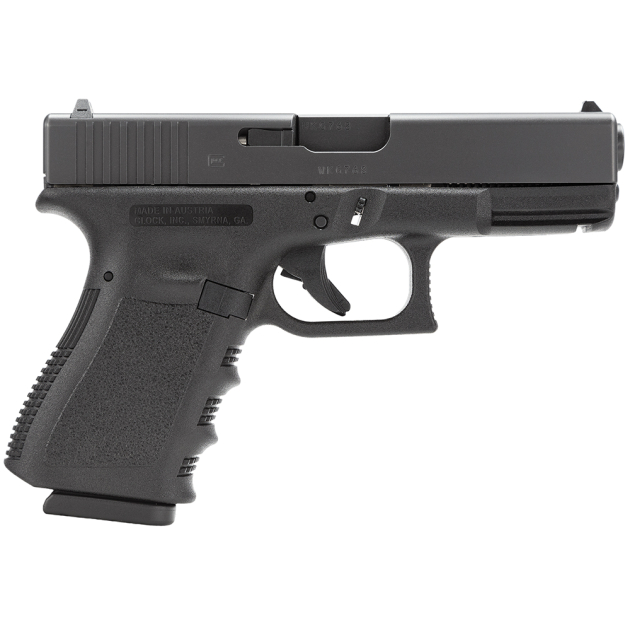 Glock PI2350203 G23 Gen3 Compact 40 S&W  4.02" Barrel 13+1, Black Frame & Slide, Safe Action Trigger