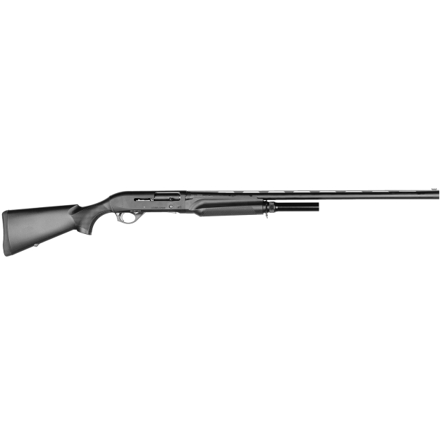 Four Peaks Imports 12073 AKSA Arms S2 12 Gauge 3" 5+1 28" Chrome Plated 7075-T6 Aluminum Receiver Black Synthetic Stock