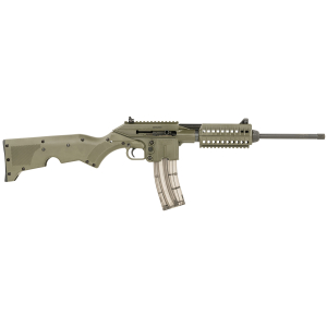 Kel-Tec SU22CAGRN SU22  Full Size 22 LR 26+1 16.10" Black Threaded Barrel, OD Green Picatinny Rail Polymer Receiver, OD Green Synthetic w/Storage Compartment Stock