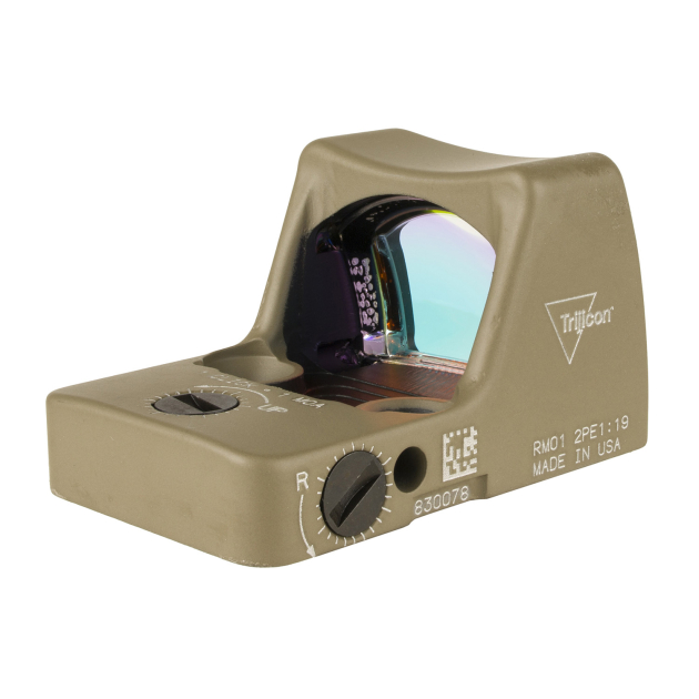 Trijicon 700624 RMR Type 2 Flat Dark Earth 1 X  0.89" x 0.67" 3.25 MOA Red Dot