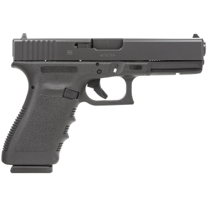 Glock PF2050201 G20 Gen3 Short Frame 10mm Auto 10+1 4.61" Black Steel Barrel, Matte Black Serrated Steel Slide, Black Polymer Frame w/Picatinny Rail, Black Texture Finger Groove Grip