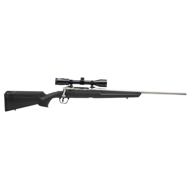 Savage Arms 57101 Axis II XP Full Size 223 Rem 4+1 22" Matte Stainless Button-Rifled Barrel, Matte Stainless Stainless Steel Receiver, Matte Black Synthetic Stock, Bushnell Banner 3-9x40mm, Right Hand