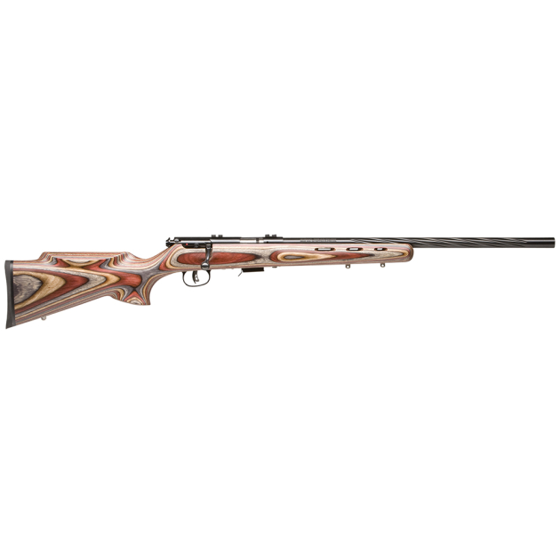 Savage Arms 96770 93R17 BRJ Full Size 17 HMR 5+1, 21" Matte Blued Button-Rifled Barrel & Receiver, Multi Fixed Monte Carlo Stock