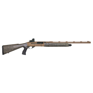 Girsan 390160 MC312 Gobbler 12 Gauge with 24" Barrel, 3.5" Chamber, 5+1 Capacity, Bronze Cerakote Metal Finish & Camo Fixed Pistol Grip Synthetic Stock Right Hand (Full Size) Includes Red Dot