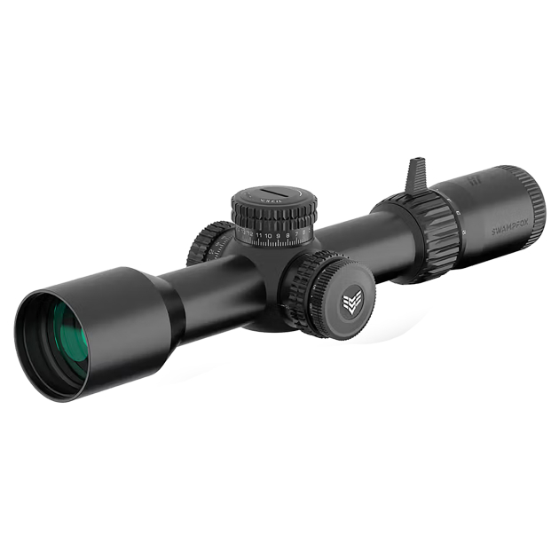 Swampfox Optics TWK52556-3M Warhawk  Black 5-25x56mm 34mm Tube Sharpshooter MOA Reticle