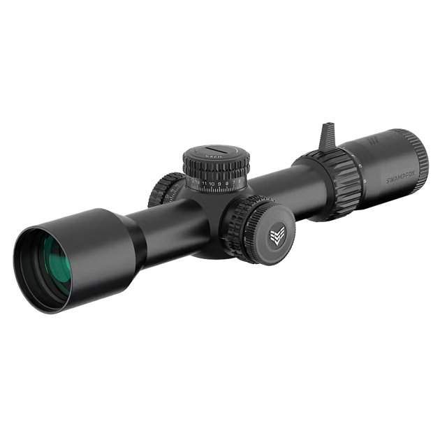Swampfox Optics TWK52556-3L Warhawk  Black 5-25x56mm 34mm Tube Sharpshooter MIL Reticle