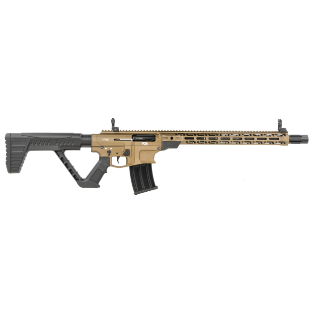 Rock Island VR80BURNT VR80  12 Gauge 5+1 3" 20" Barrel, Exclusive Burnt Bronze Cerakote Finish, 7075-T6 Aluminum Receiver, Flip Up Front & Rear Sights, Synthetic Thumbhole Stock, Manual Safety
