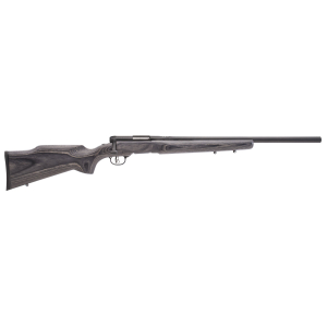 Savage Arms 96970 B.MAG  17 WSM Caliber with 8+1 Capacity, 22" Heavy Barrel, Matte Black Metal Finish & Varmint Beavertail Gray Laminate Stock Right Hand (Full Size)