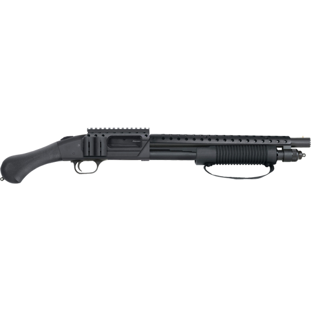 MOSSBERG 590 SHOCKWAVE SPX - 12GA 3" 6RD W/BREACHER BLUED