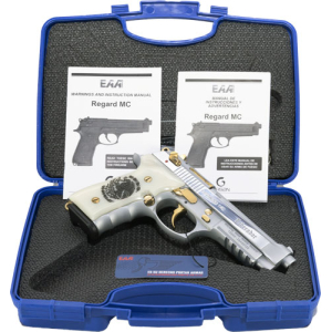 GIRSAN REGARD LIBERADORE II - 9MM GOLD/CHROME ENGR.18-SHOT