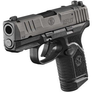FN 66101422 Reflex MRD 9mm Luger 10+1 3.30" Micro-Compact Frame Black PVD Optic Ready/Serrated Steel Slide w/Picatinny Rail Black Stippled Grip Ambidextrous