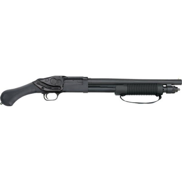 MOSSBERG 590 SHOCKWAVE 12GA 3" - W/ CTC LASER SADDLE BLUED