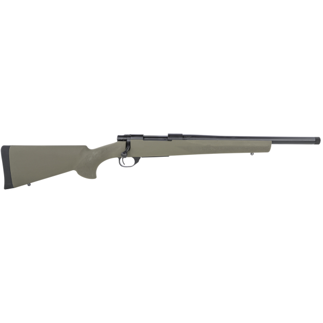 Howa HHGG65C16 M1500 HS Precision 6.5 Creedmoor 10+1 16.25" Blued Heavy Barrel, Blued Steel Receiver, Green Hogue OverMolded Synthetic Stock