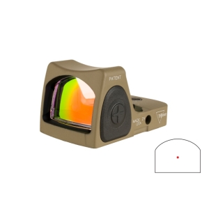 TRIJICON RMR TYPE 2 AS LED 3.25 MOA FDE