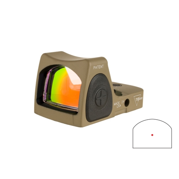 TRIJICON RMR TYPE 2 AS LED 3.25 MOA FDE