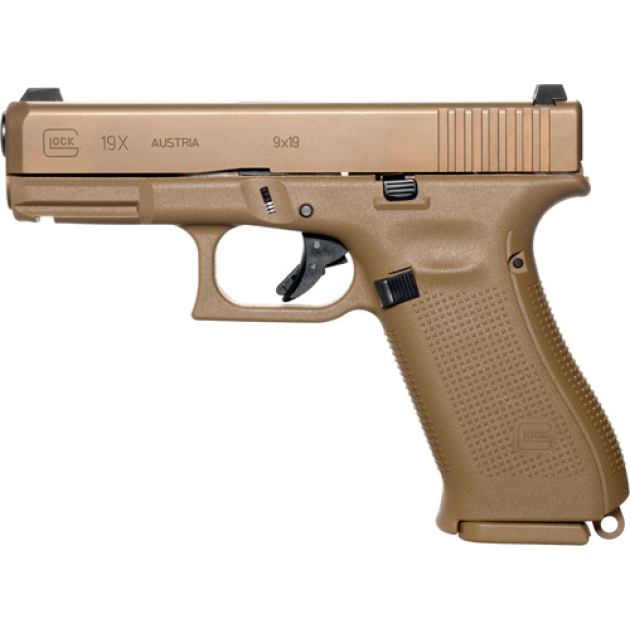 GLOCK 19X 9MM NIGHT SIGHTS - 19-SHOT FDE