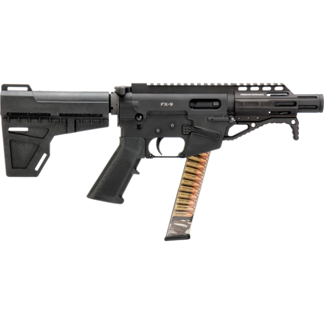 FREEDOM ORDNANCE FX9 PISTOL - 9MM 4.5" 31RD M-LOK BRACE