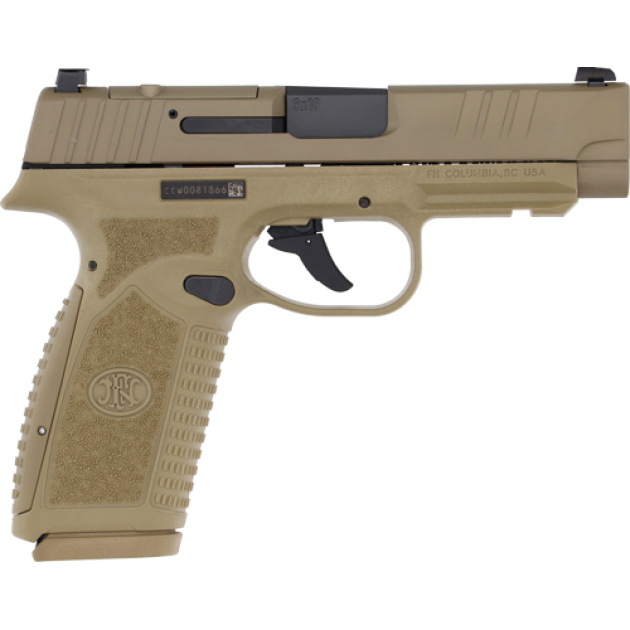 FN REFLEX XL MRD 9MM LUGER - 1-15RD 1-18RD FDE NO SAFETY