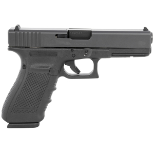 Glock UG2050203 G20 Gen4 Full Size 10mm Auto 15+1, 4.61" Black Steel Barrel, Matte Black Serrated Steel Slide, Black Polymer Frame w/Picatinny Rail, Black Finger Grooved Grip, Ambidextrous, USA Made