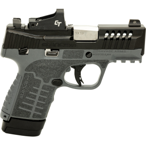 Savage Arms 67060 Stance XR 9mm 13+1 3.20" Natural Black Nitride Ported Stainless Steel Slide Gray Glass Filled Nylon Grip Ambidextrous