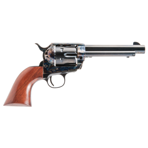 Cimarron PP411MALO El Malo Pre-War 1896-1940 45 Colt (LC) 6 Shot, 5.50" Blued Octagon Steel Barrel, Blued Cylinder, Color Case Hardened Steel Frame, Walnut Grip, Exposed Hammer