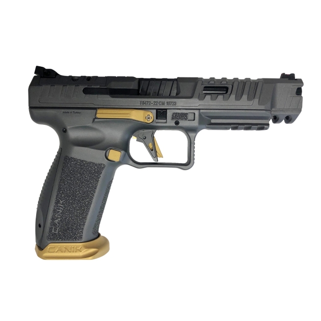CANIK SFx RIVAL Pistol - Rival Grey | 9mm | 5" Barrel | 2 - 18rd Mag | Optic Cut